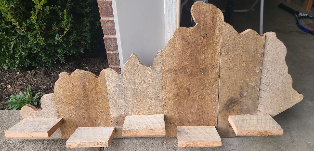 Barnwood Kentucky state outlines