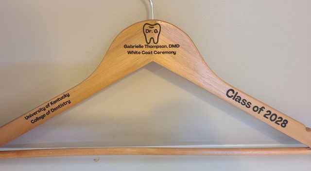 Graduation hanger engraved Class of 2028